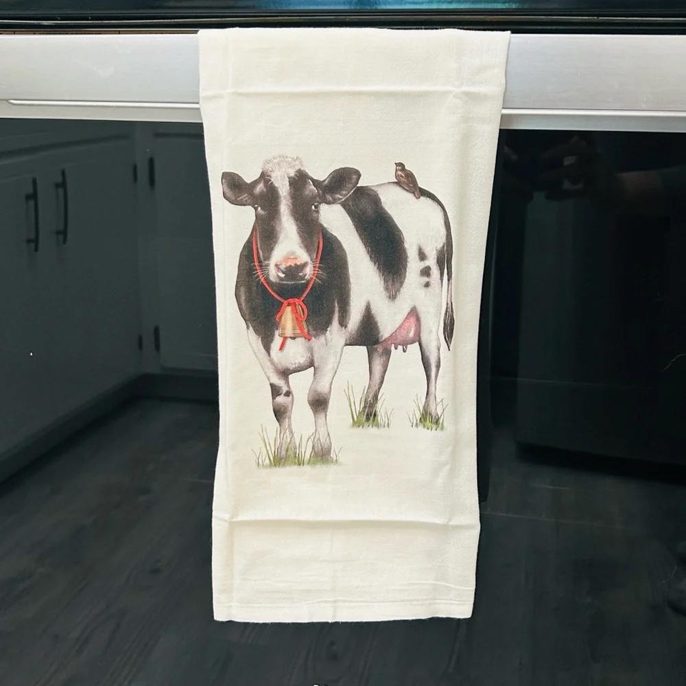 🌾 Bounty Harvest Artisan Flour Sack Towel 100% Egyptian Cotton Vintage NWT